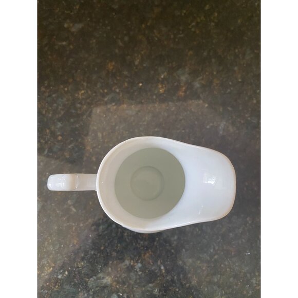 Godinger & Co. 5" Porcelain Cream Pitcher with Embossed Dots - Picture 6 of 9